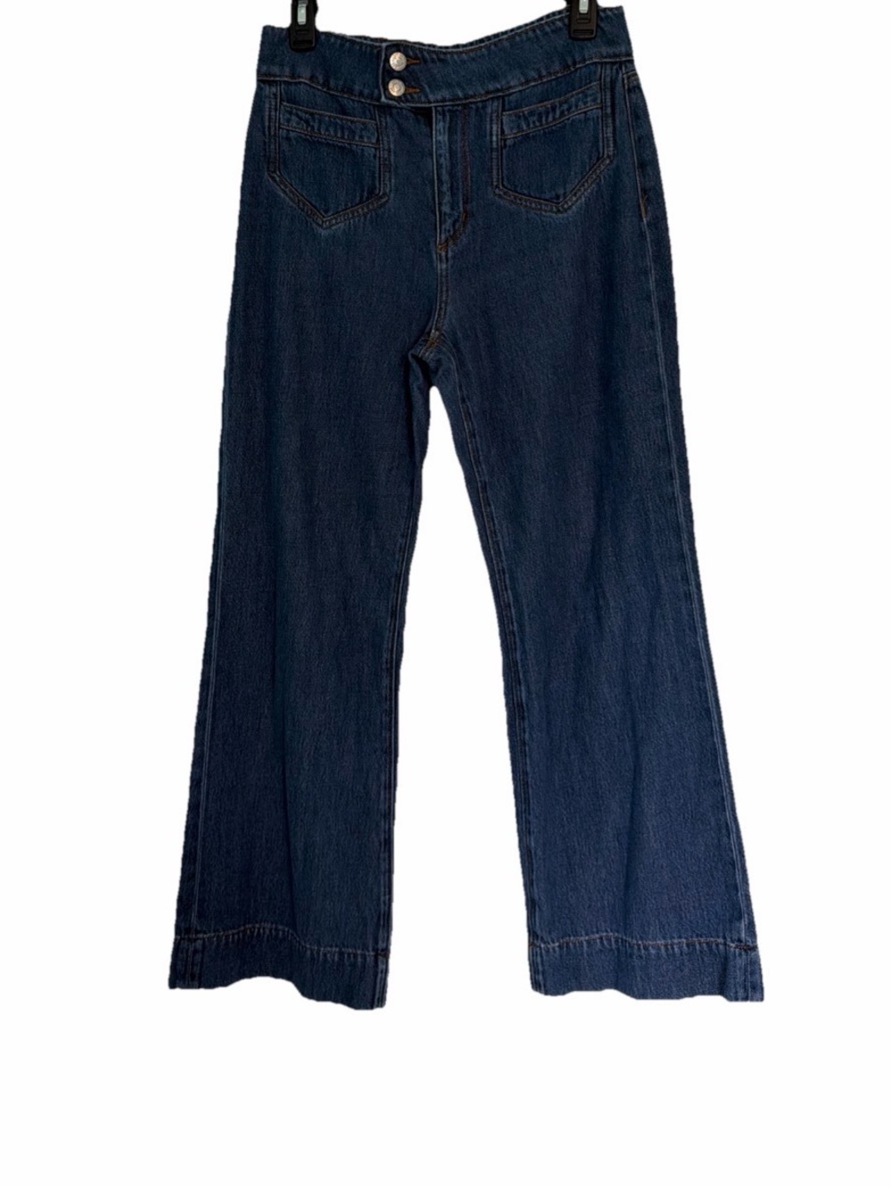 The Loft The Wide Leg Jeans with front pockets Size 28/6